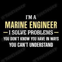 Marine Engineer I Solve Problems Funny Gift Youth Zipper Hoodie | Artistshot