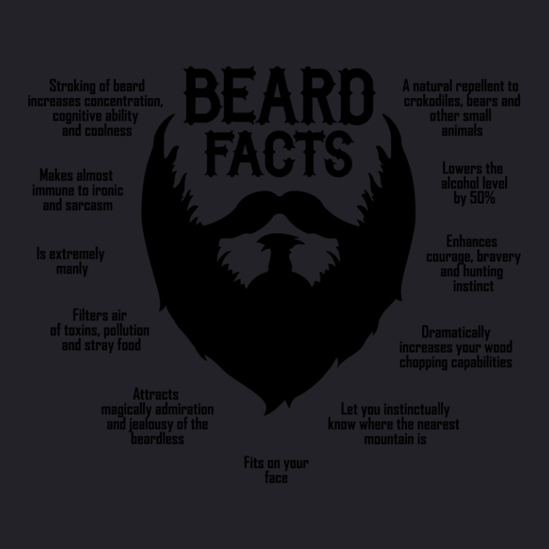 Beard Facts (black) Unisex Sherpa-lined Denim Jacket | Artistshot