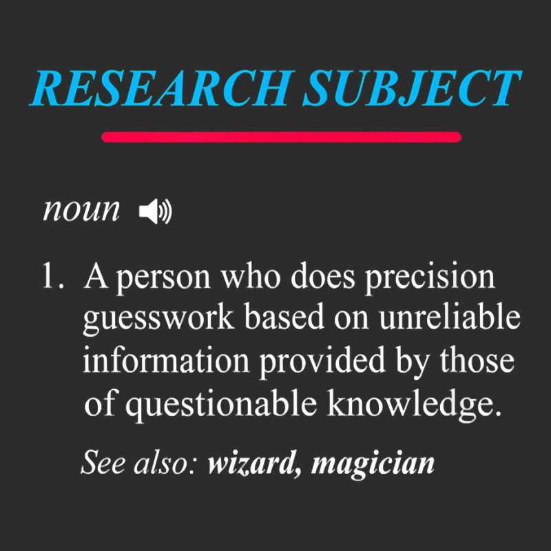 Research Subject Definition T Shirt Exclusive T-shirt | Artistshot