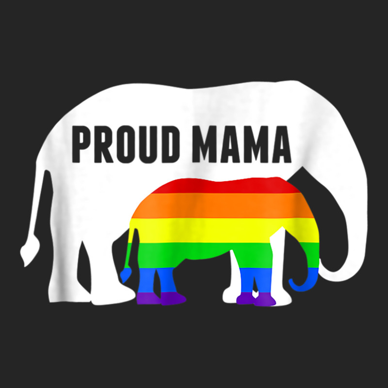 Proud Lgbt Mama Rainbow Elephant   Gay Pride Mom Unisex Hoodie | Artistshot