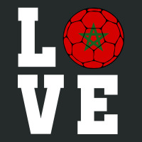 Morocco Football Women's Triblend Scoop T-shirt | Artistshot