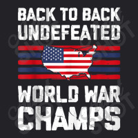 Back To Back Undefeated World War Champs 4th Of July Youth Tee | Artistshot