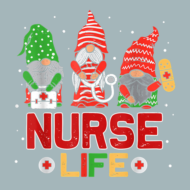 Nurse Life With Christmas Gnomes Xmas Nurse Gnome Men Women T Shirt Unisex Sherpa-lined Denim Jacket | Artistshot