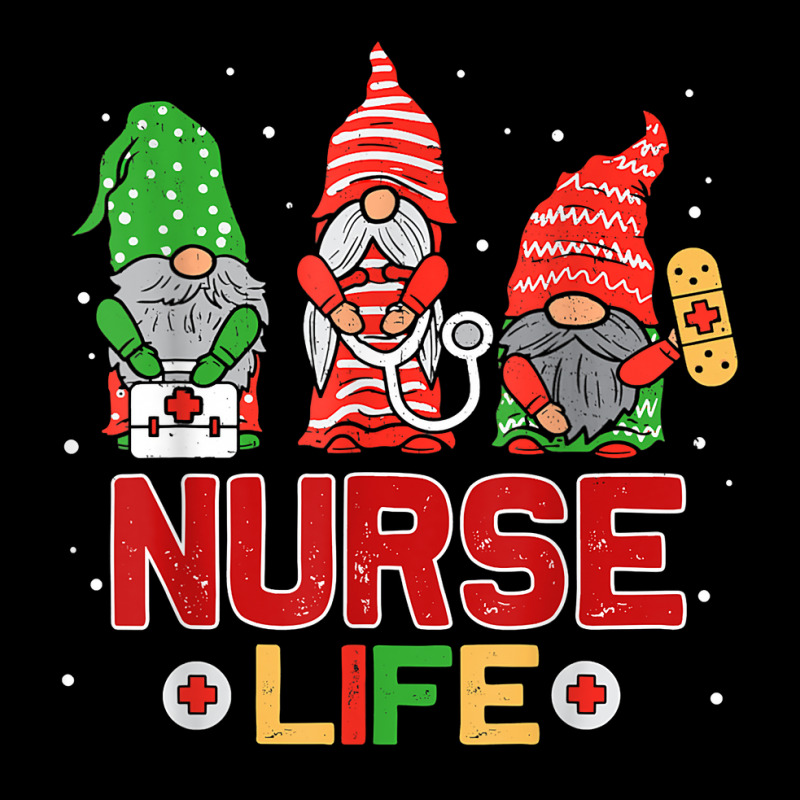 Nurse Life With Christmas Gnomes Xmas Nurse Gnome Men Women T Shirt Zipper Hoodie | Artistshot