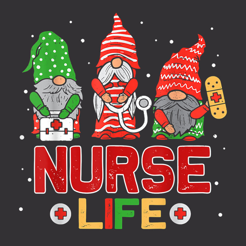 Nurse Life With Christmas Gnomes Xmas Nurse Gnome Men Women T Shirt Vintage Hoodie | Artistshot