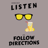 Does Not Listen Or Follow Directions Glasses Lemonade Vintage Hoodie | Artistshot