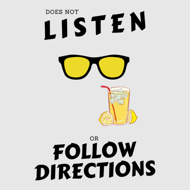 Does Not Listen Or Follow Directions Glasses Lemonade Hoodie & Jogger Set | Artistshot