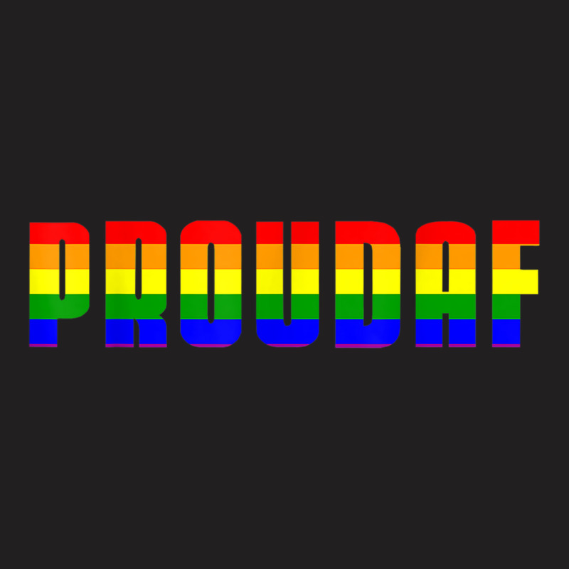 Proudaf Lgbt 2019 Gay Rainbow Gift T-shirt | Artistshot