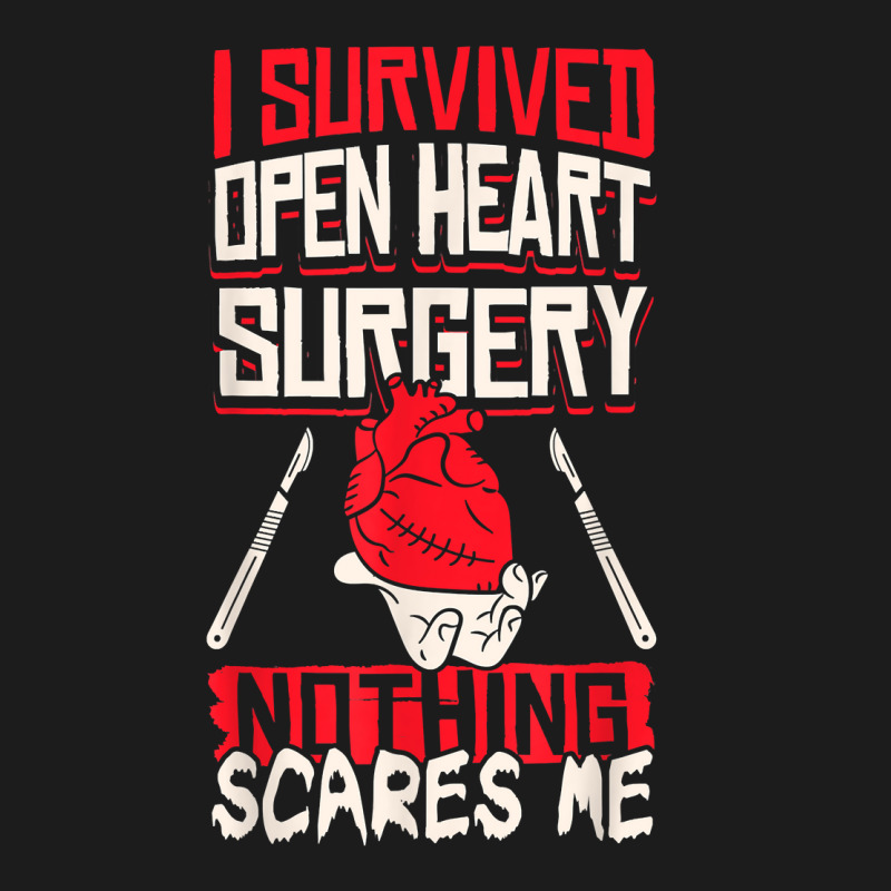 Open Heart Surgery Bypass Awareness Heart I Survived Open T Shirt Hoodie & Jogger Set | Artistshot