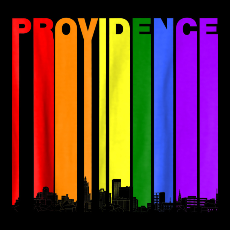 Providence Rhode Island Skyline Rainbow Lgbt Gay Pride Shirt Long Sleeve Shirts by KEVINHAVEZ | Artistshot