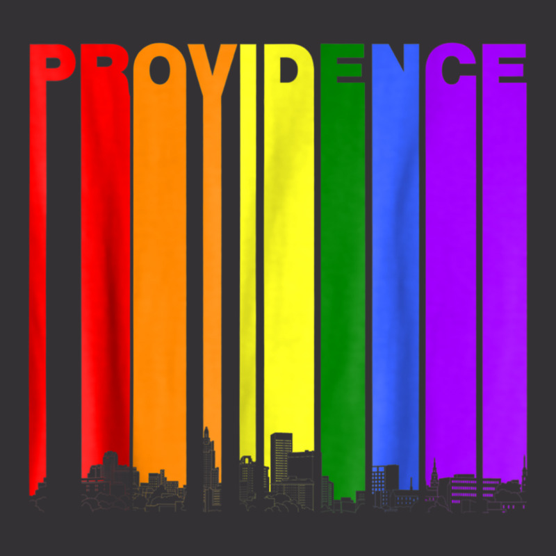 Providence Rhode Island Skyline Rainbow Lgbt Gay Pride Shirt Vintage Hoodie by KEVINHAVEZ | Artistshot