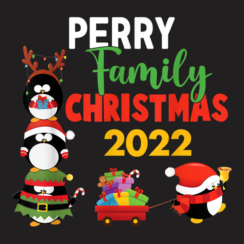 Perry Family Name Gift   Perry Family Christmas T Shirt T-shirt | Artistshot