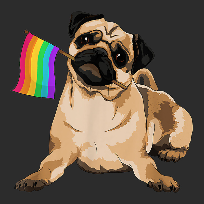 Pug Dog Rainbow Flag Lgbt T Shirt Gay Pride Exclusive T-shirt | Artistshot