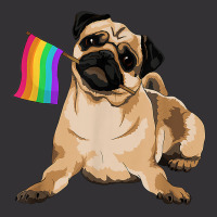 Pug Dog Rainbow Flag Lgbt T Shirt Gay Pride Vintage Short | Artistshot