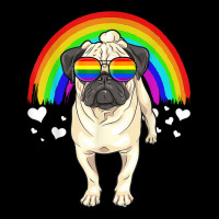 Pug Dog With Rainbow Sunglasses Gay Pride Lgbt  Gifts Long Sleeve Shirts | Artistshot