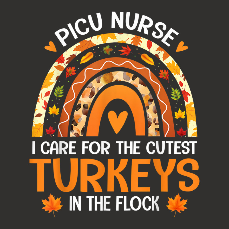 Picu Nurse Cutest Turkeys In The Flock Thanksgiving Rainbow T Shirt Champion Hoodie | Artistshot