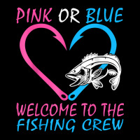 Pink Or Blue Welcome To The Fishing Crew Gender Reveal T Shirt V-neck Tee | Artistshot