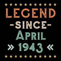 Vintage Legend Since April 1943 Birthday Men Women T Shirt Fleece Short | Artistshot