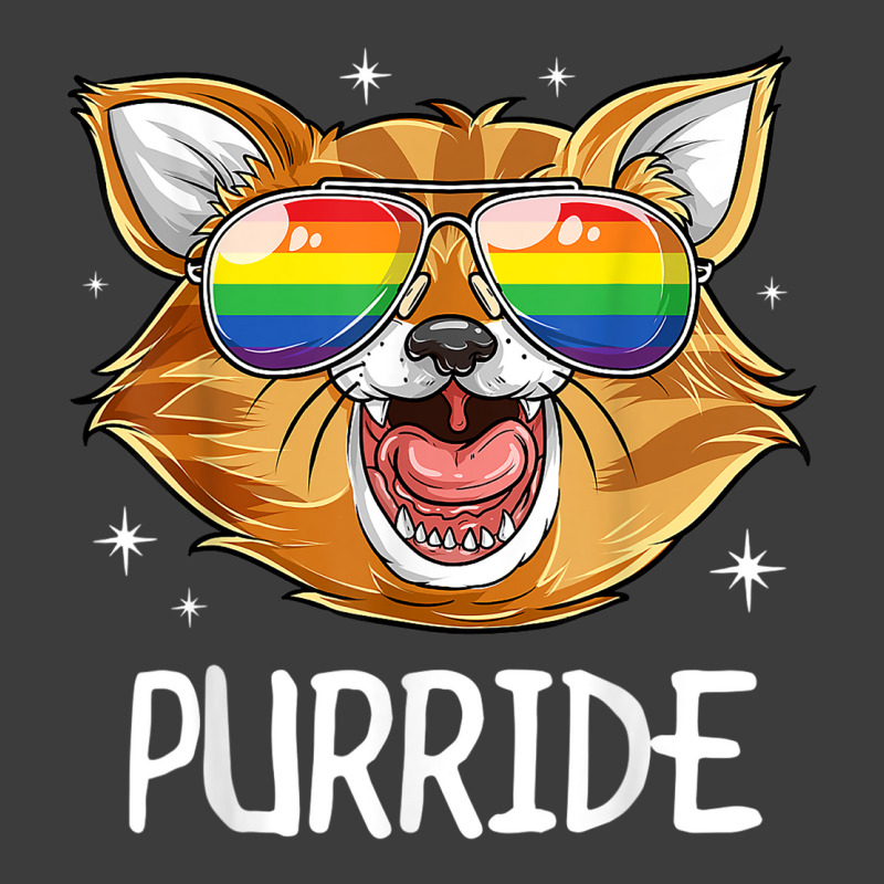 Purride Cat Gay Pride Lgbt Rainbow Flag T Shirt Sunglasses Men's Polo Shirt | Artistshot