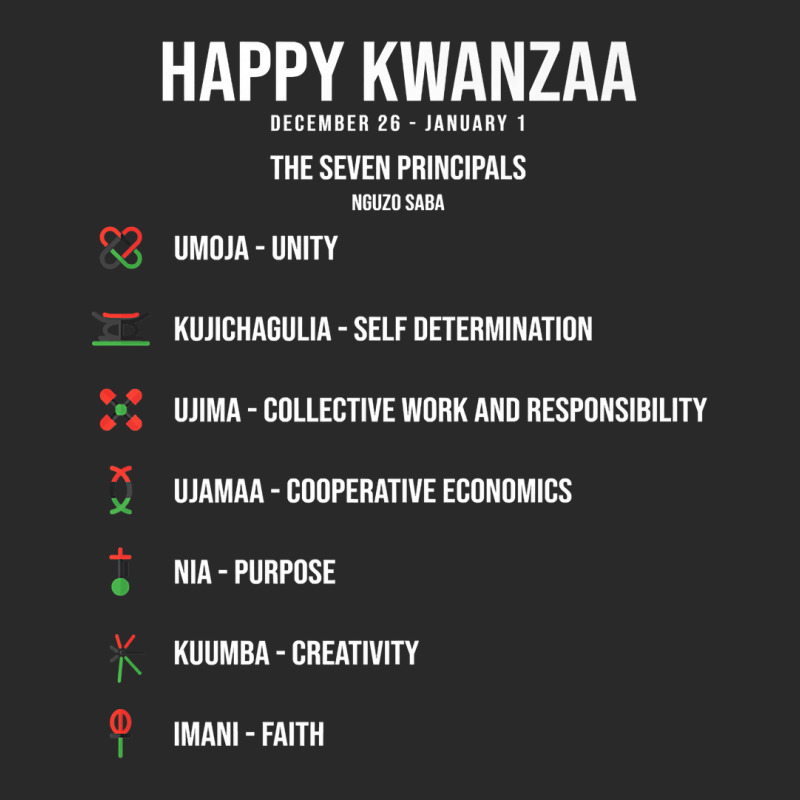 Seven Principles Of Kwanzaa Celebration   Happy Kwanzaa Premium T Shir Printed hat by adam.troare | Artistshot