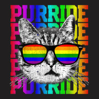 Purride Shirt Funny Cat Gay Pride Lgbtq Rainbow Flag Gift T-shirt | Artistshot