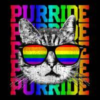 Purride Shirt Funny Cat Gay Pride Lgbtq Rainbow Flag Gift Men's 3/4 Sleeve Pajama Set | Artistshot