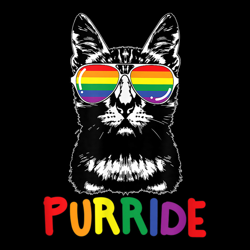 Purride  Lgbt Gay Pride Cat Lover Kitty Long Sleeve Shirts | Artistshot