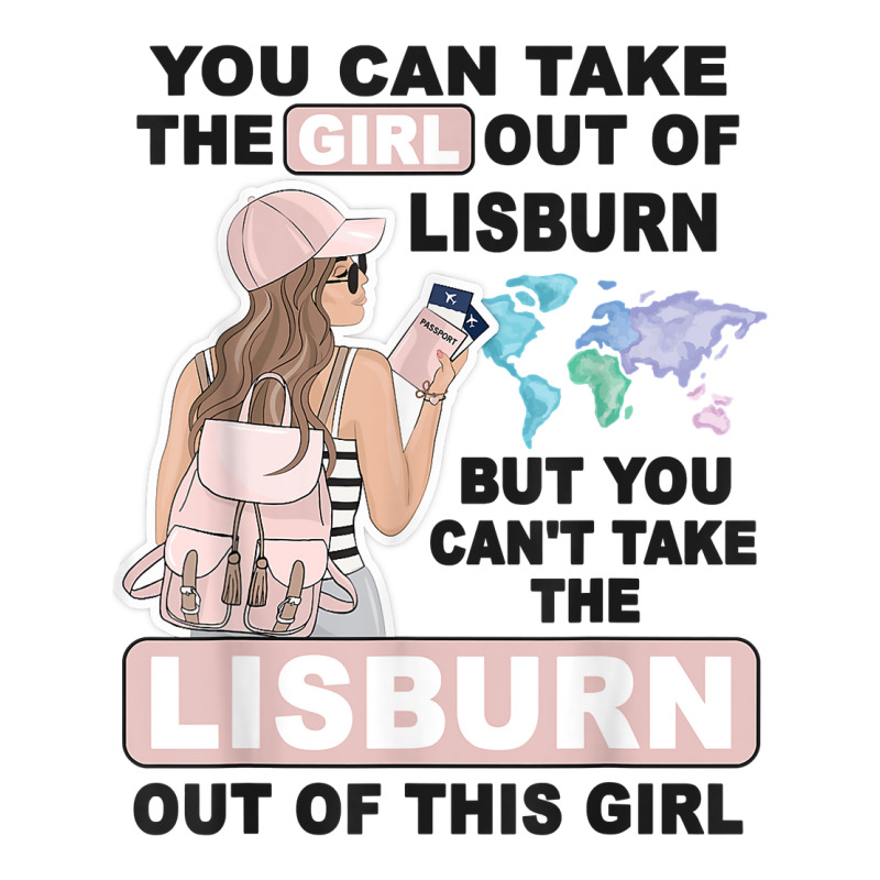 Proud Lisburn Girl   Cool Girl From Lisburn City T Shirt V-neck Tee | Artistshot