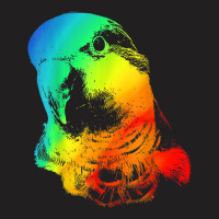 Quaker Parrot Colorful Rainbow Retro T-shirt | Artistshot