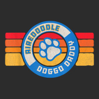 Retro Airedoodle Doggo Daddy 80s Vintage Dog Dad T Shirt Exclusive T-shirt | Artistshot