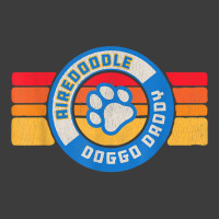 Retro Airedoodle Doggo Daddy 80s Vintage Dog Dad T Shirt Men's Polo Shirt | Artistshot