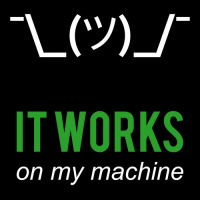 Shrug It Works On My Machine Funny Programmer Excuse Design Pocket T-shirt | Artistshot