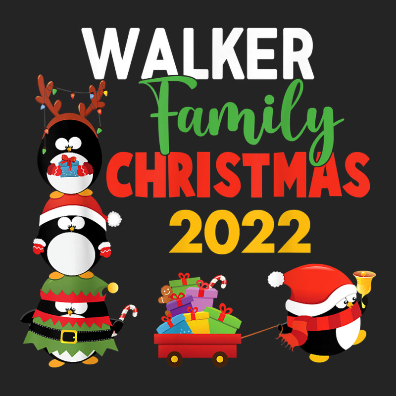 Walker Family Name Gift   Walker Family Christmas T Shirt 3/4 Sleeve Shirt | Artistshot