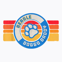 Retro Beagle Doggo Daddy 80s Vintage Dog Dad T Shirt T-shirt | Artistshot