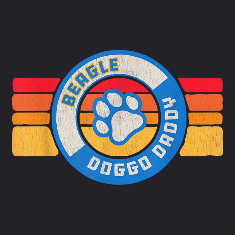 Retro Beagle Doggo Daddy 80s Vintage Dog Dad T Shirt Unisex Sherpa-lined Denim Jacket | Artistshot