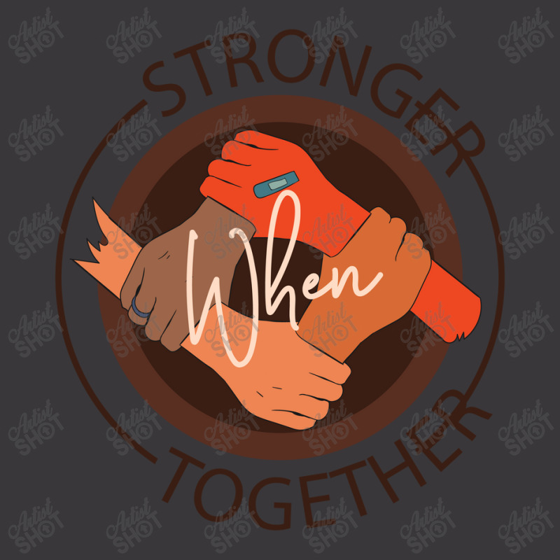 Stronger Together Ladies Curvy T-Shirt by Words Art | Artistshot