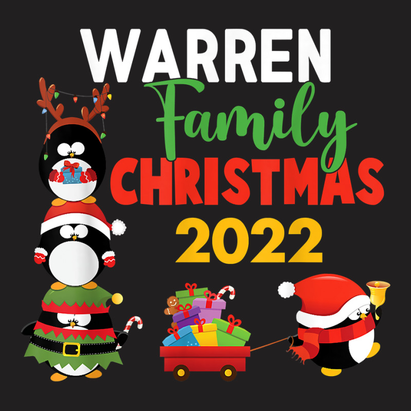 Warren Family Name Gift   Warren Family Christmas T Shirt T-shirt | Artistshot