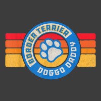 Retro Border Terrier Doggo Daddy 80s Vintage Dog Dad T Shirt Men's Polo Shirt | Artistshot