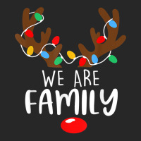 We Are Family Christmas Reaindeer Xmas Lights Happy Holiday T Shirt Men's T-shirt Pajama Set | Artistshot