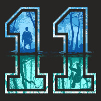 Strange Number 11 (blue) Ladies Fitted T-shirt | Artistshot