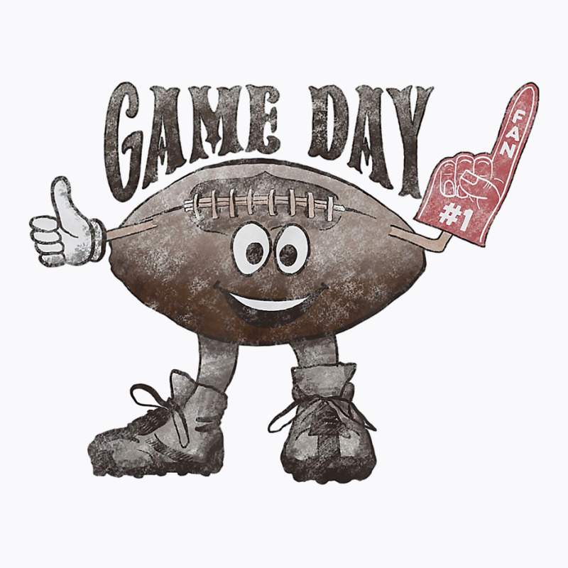 Retro Western Game Day Football Sport Lover Vintage T Shirt T-shirt | Artistshot