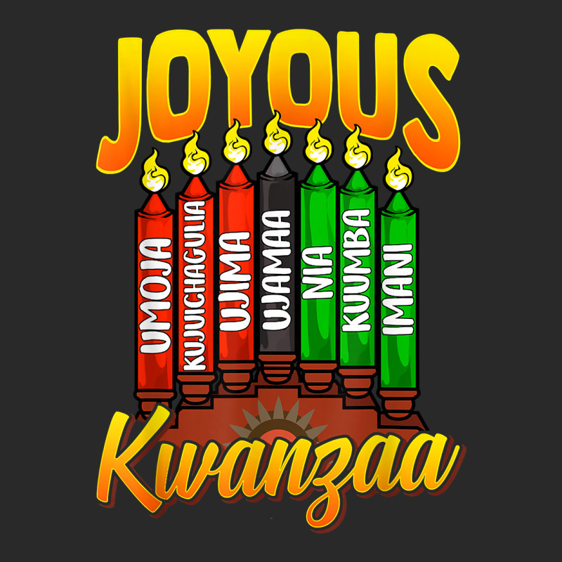 Joyous Kwanzaa Kinara Candles Ombre 7 Principles T Shirt Toddler T-shirt by kadejahdomenick | Artistshot