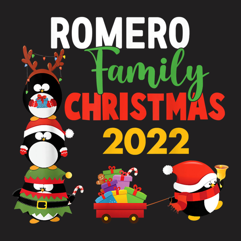 Romero Family Name Gift   Romero Family Christmas T Shirt T-shirt | Artistshot