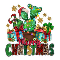 Western Christmas Cactus Leopard Merry Christmas T Shirt V-neck Tee | Artistshot