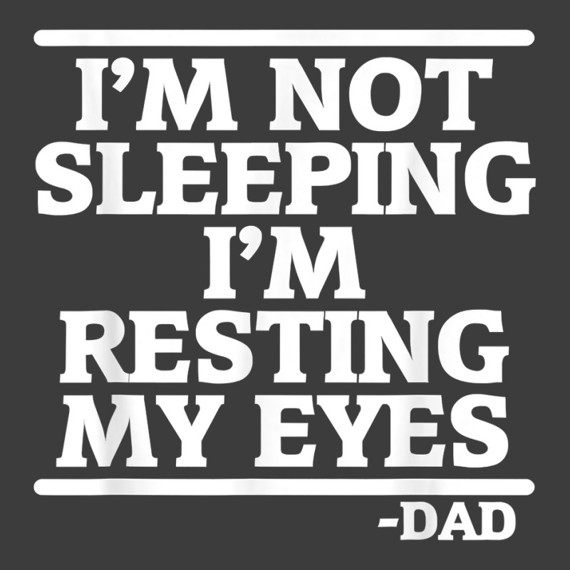 Sarcastic Dad Humor Not Sleeping Resting My Eyes Funny Dad T Shirt Men's Polo Shirt | Artistshot