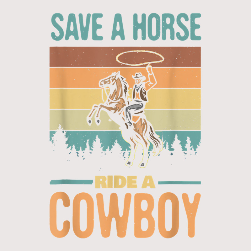 Save A Horse Ride A Cowboy Vintage Cowgirl Southern Western T Shirt Pocket T-shirt | Artistshot