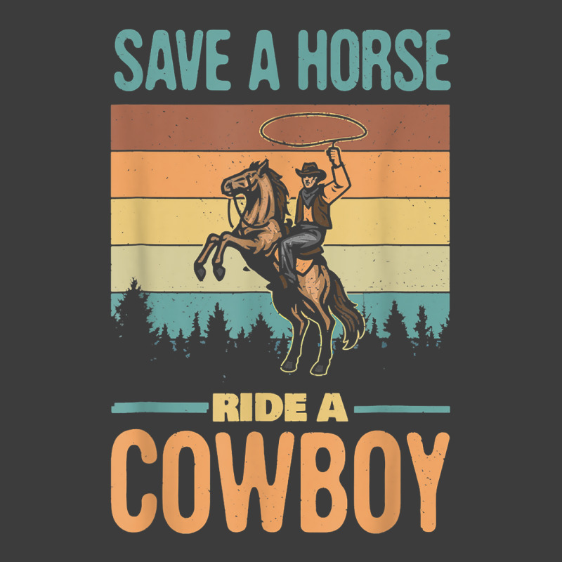 Save A Horse Ride A Cowboy Vintage Cowgirl Southern Western T Shirt Men's Polo Shirt | Artistshot