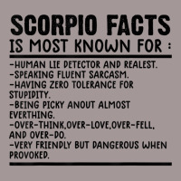 Scorpio Facts Shirt Funny Scorpio Birthday Zodiac Humor T Shirt Vintage Hoodie | Artistshot