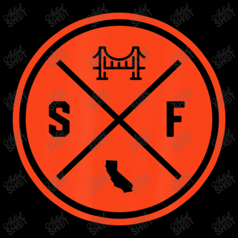 Classic San Francisco Sf Circle Patch Orange Pocket T-shirt | Artistshot