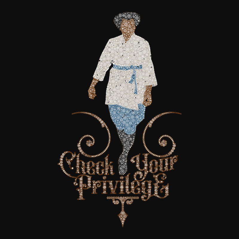 Check Your Privilege Circle Design Crop Top by Koenig Bridget | Artistshot